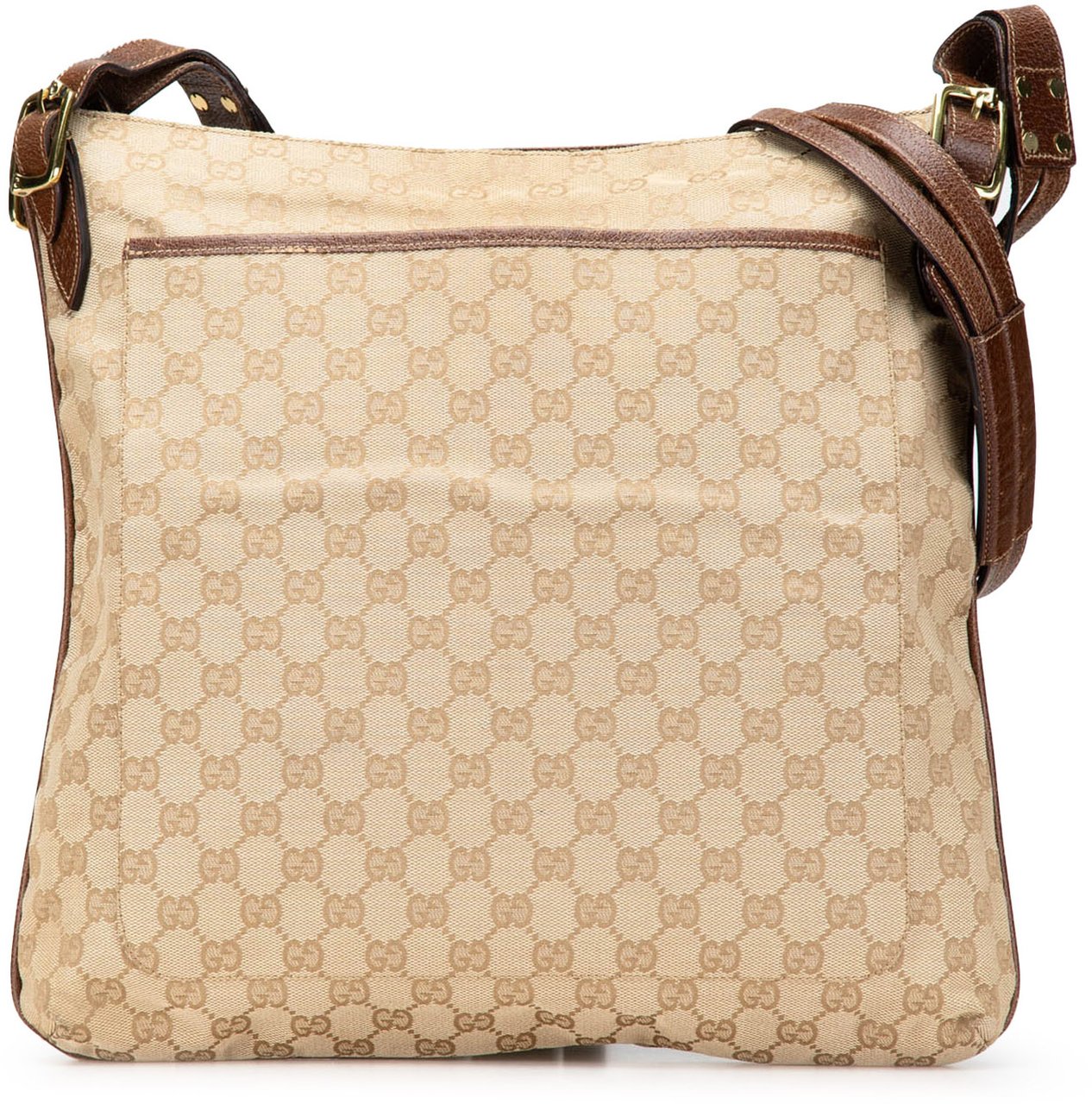 Gucci GG Canvas Crossbody Bruin
