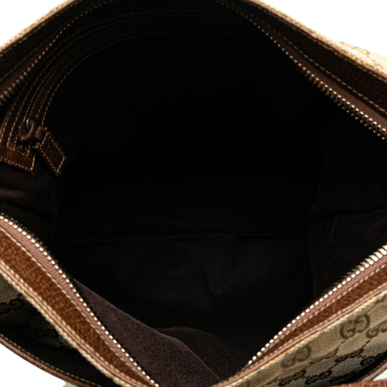 Gucci GG Canvas Crossbody Bruin
