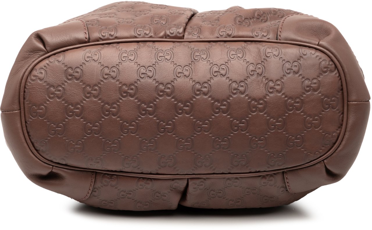 Gucci Guccissima Sukey Satchel Bruin