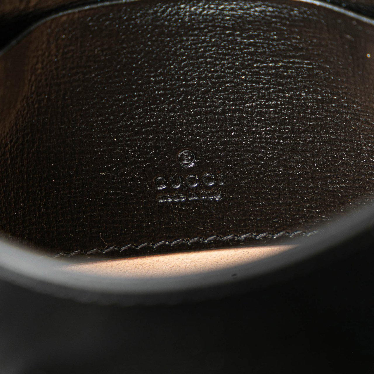 Gucci Mini Leather Horsebit 1955 Web Satchel Zwart