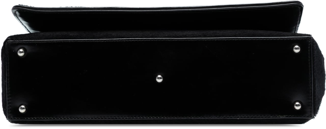 Gucci Pony Hair Shoulder Bag Zwart