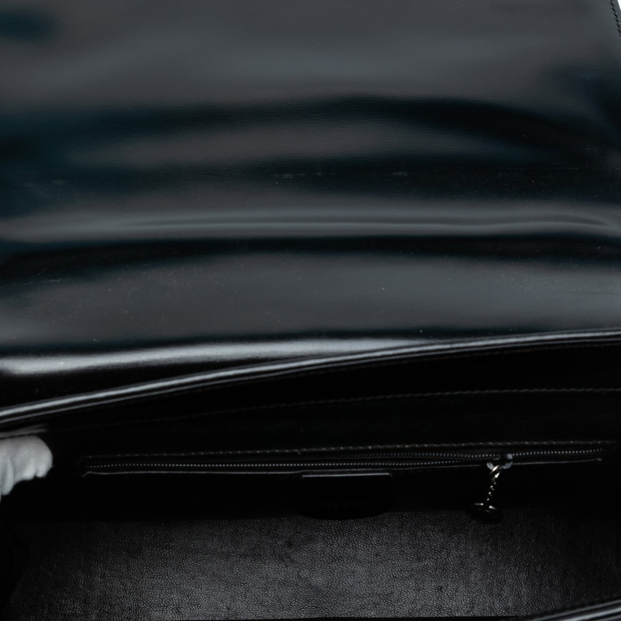 Gucci Pony Hair Shoulder Bag Zwart