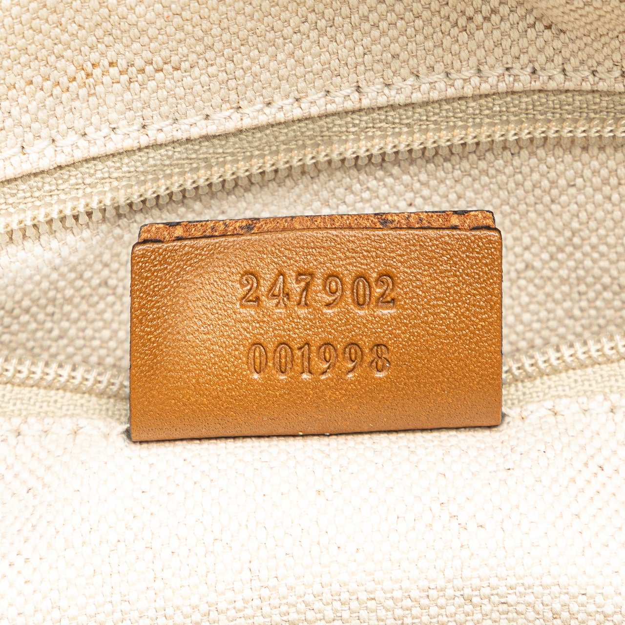 Gucci Diamante Canvas Sukey Satchel Bruin