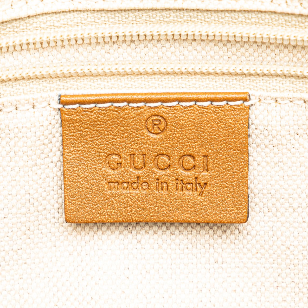 Gucci Diamante Canvas Sukey Satchel Bruin