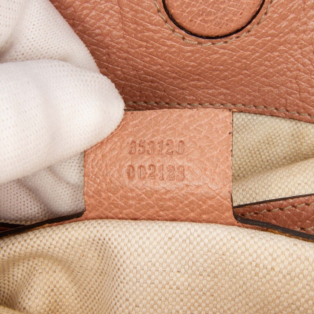 Gucci Medium GG Canvas Bree Satchel Bruin