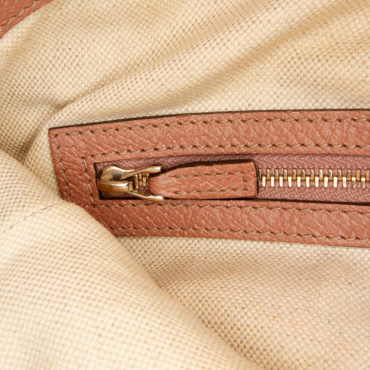 Gucci Medium GG Canvas Bree Satchel Bruin