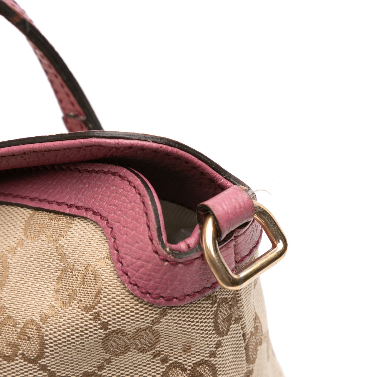 Gucci Medium GG Canvas Bree Satchel Bruin