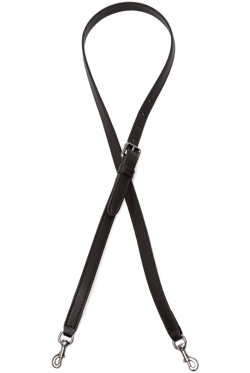 Gucci Leather Bag Strap Bruin