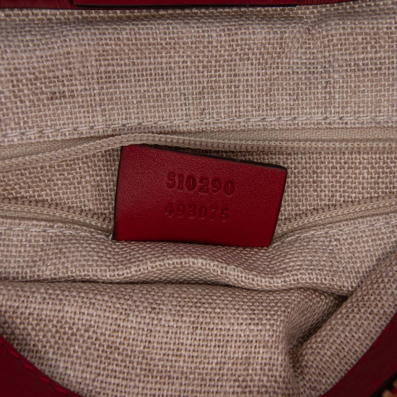 Gucci Large Soft Microguccissima Satchel Rood