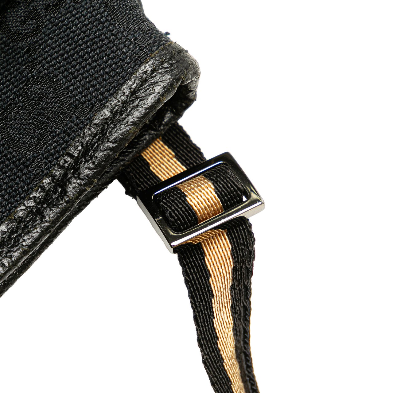 Gucci GG Canvas Web Crossbody Zwart