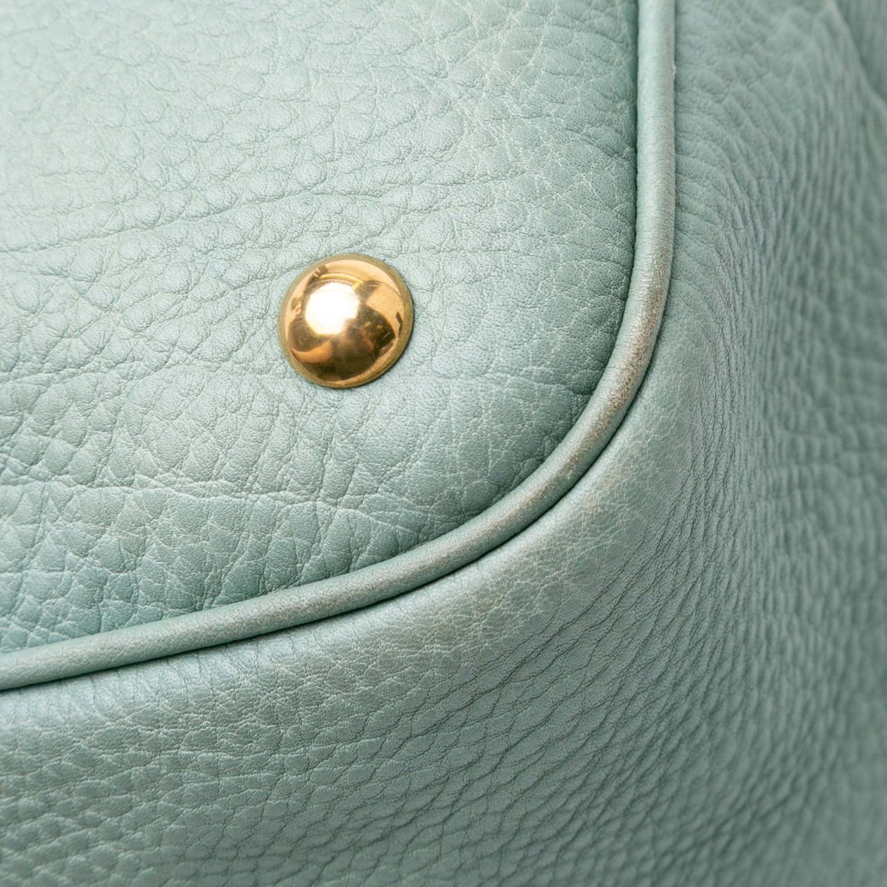Gucci Leather Twill Satchel Blauw
