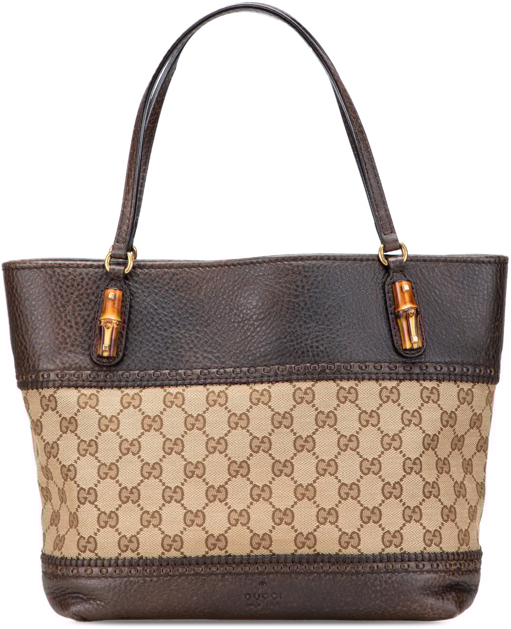 Gucci GG Canvas Laidback Crafty Tote Bruin