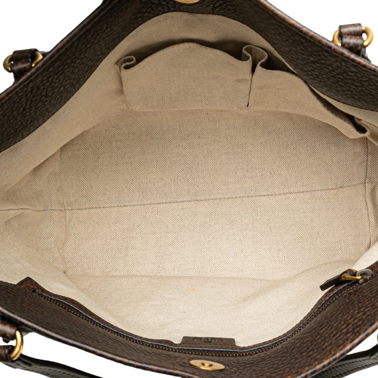 Gucci GG Canvas Laidback Crafty Tote Bruin