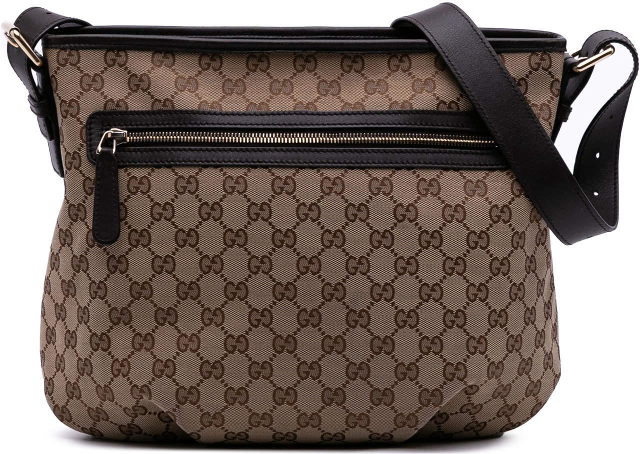 Gucci GG Canvas Crossbody Bruin