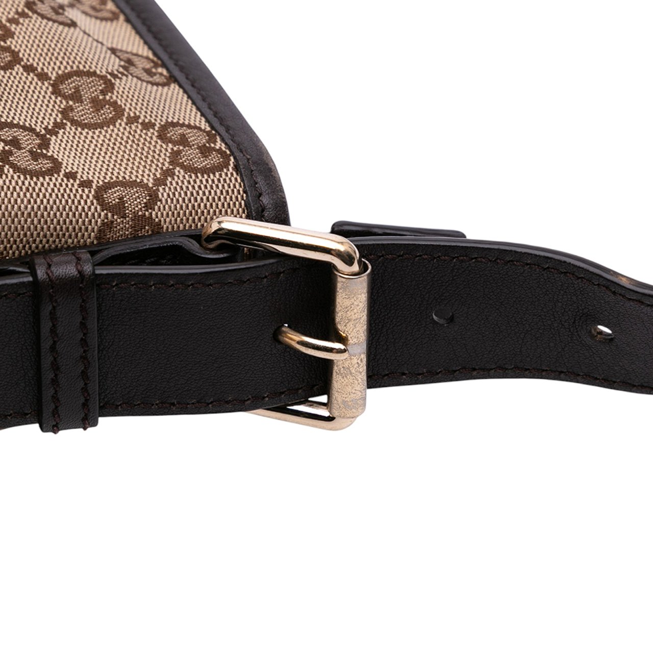 Gucci GG Canvas Crossbody Bruin