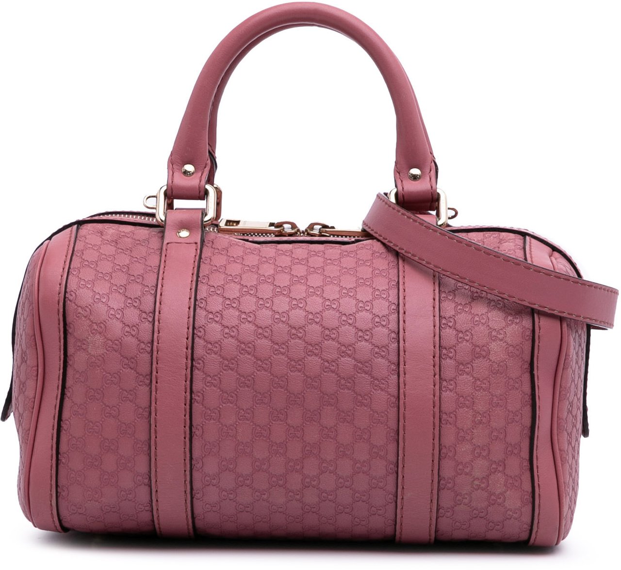 Gucci Small Microguccissima Joy Boston Bag Roze