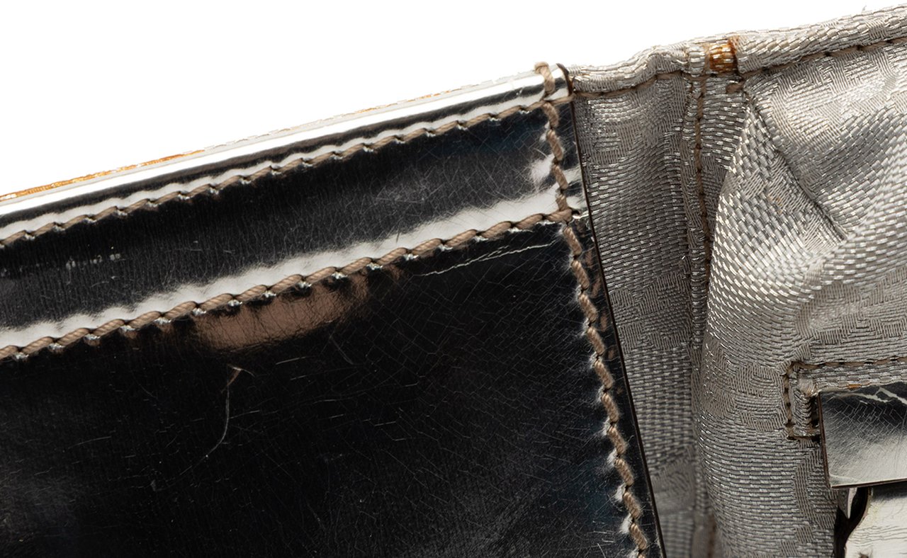 Gucci GG Canvas Web Double Pocket Belt Bag Grijs