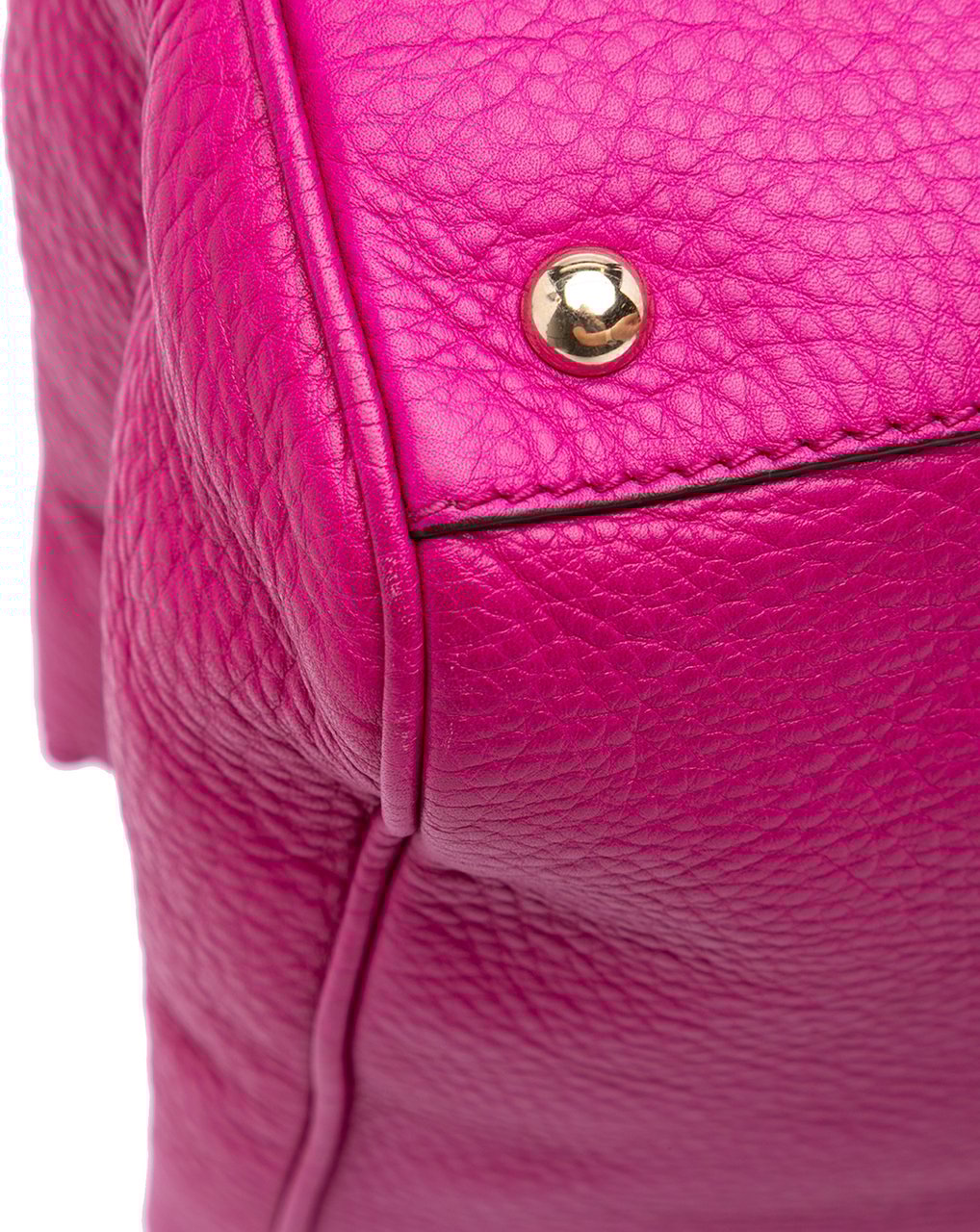 Gucci Medium Calfskin Bamboo Shopper Satchel Roze