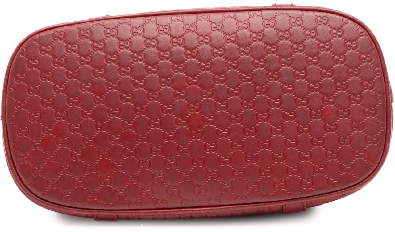 Gucci Mini Microguccissima Dome Satchel Rood