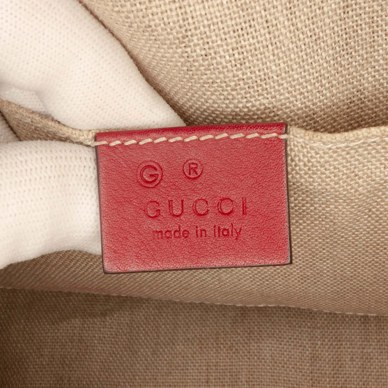 Gucci Mini Microguccissima Dome Satchel Rood