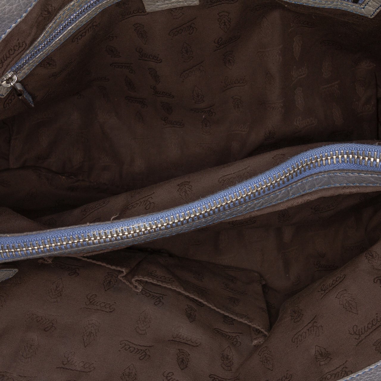 Gucci GG Canvas Bamboo Libeccio Tote Bruin