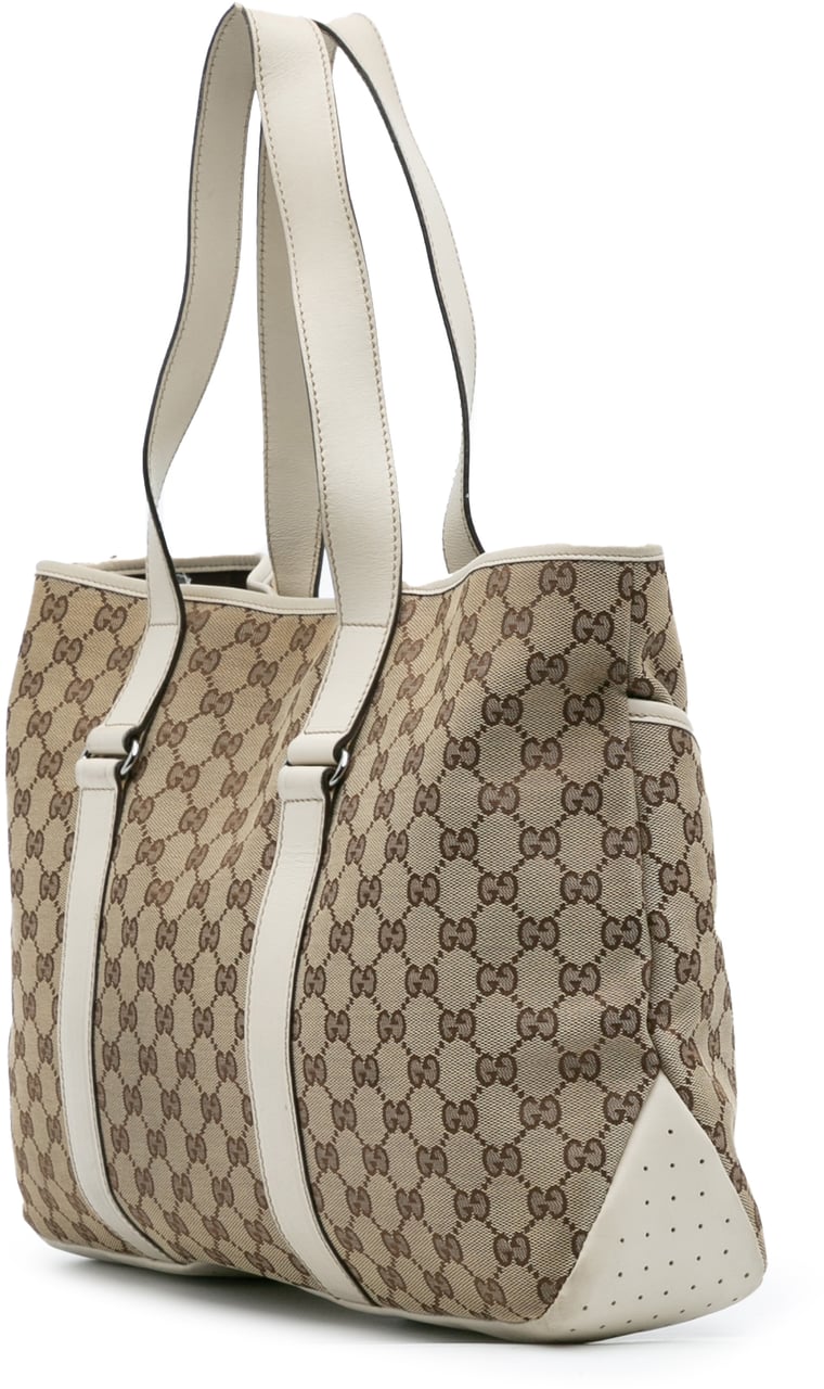 Gucci GG Canvas Tote Bruin