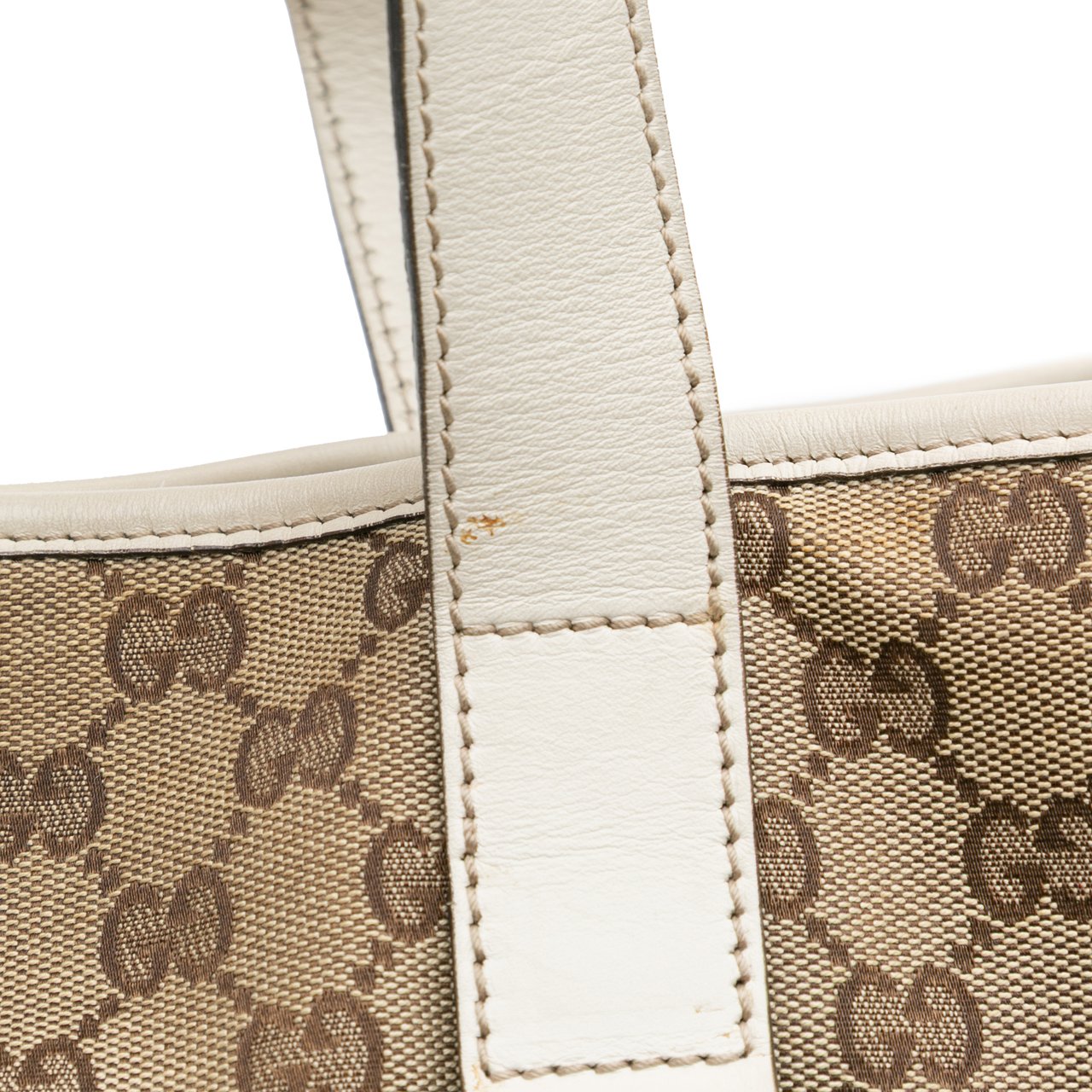 Gucci GG Canvas Tote Bruin