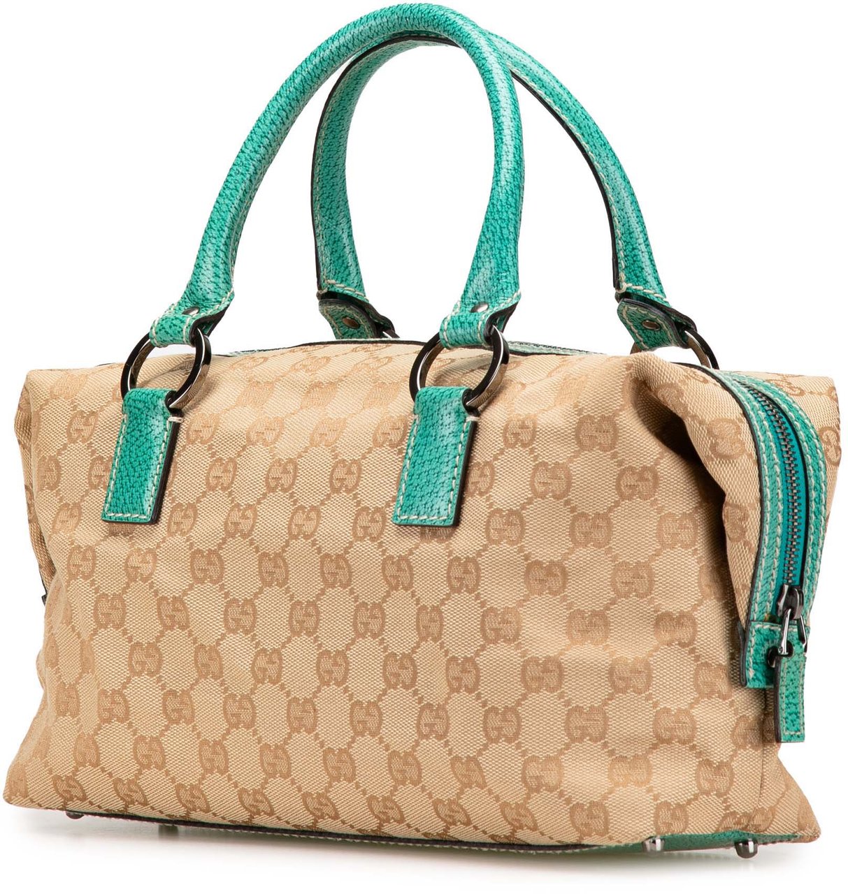 Gucci GG Canvas Boston Bag Bruin