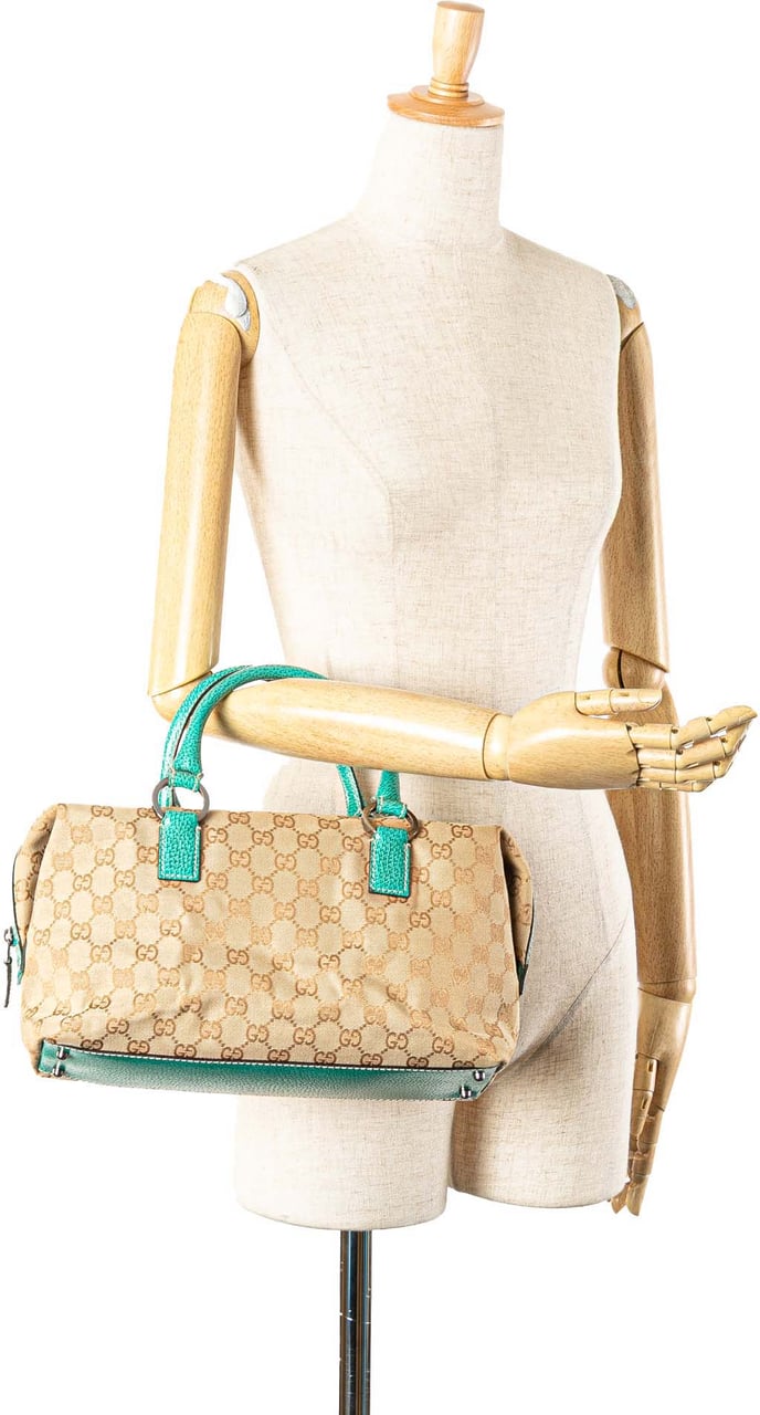 Gucci GG Canvas Boston Bag Bruin