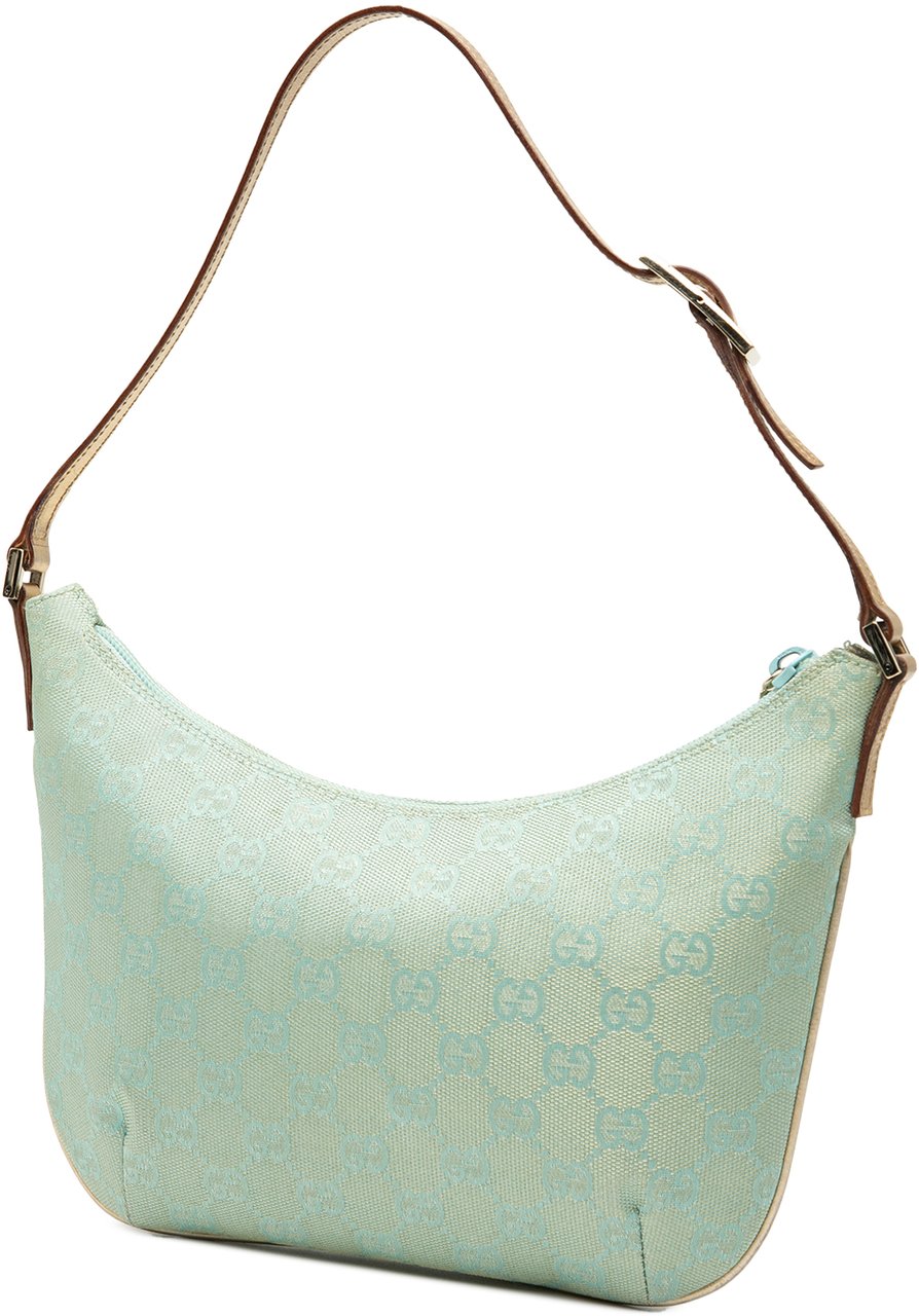 Gucci GG Canvas Shoulder Bag Blauw