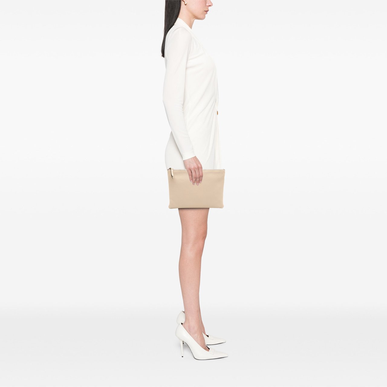 Gucci Leather Blind For Love Clutch Wit