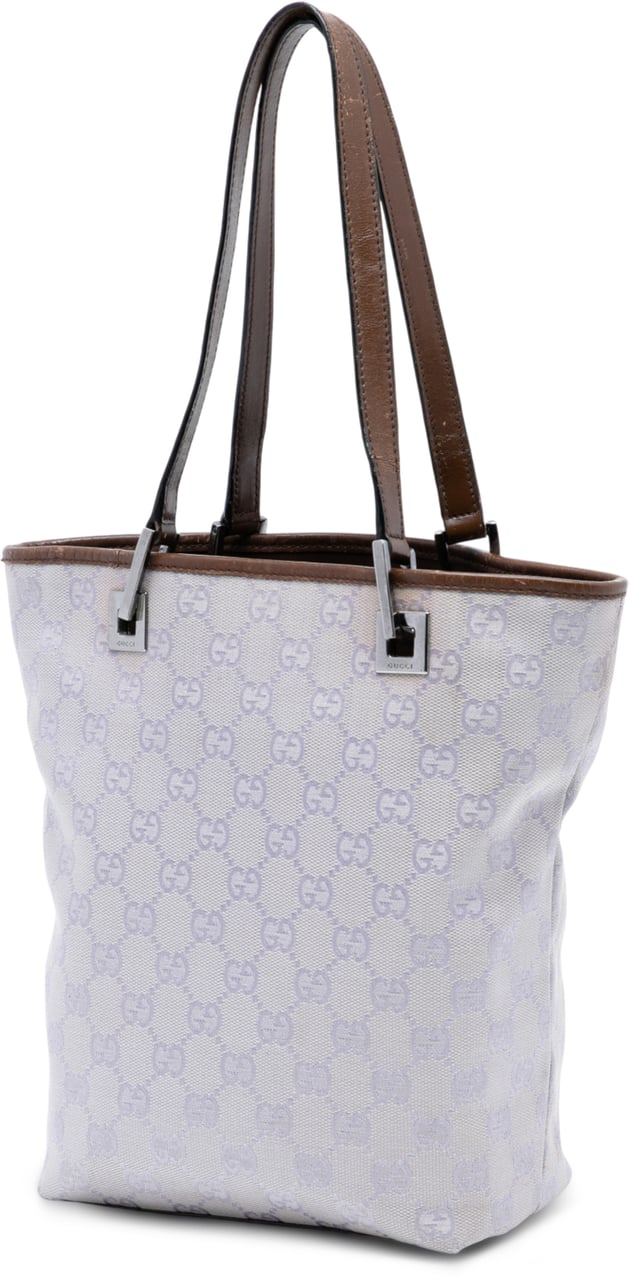 Gucci GG Canvas Shoulder Bag Paars