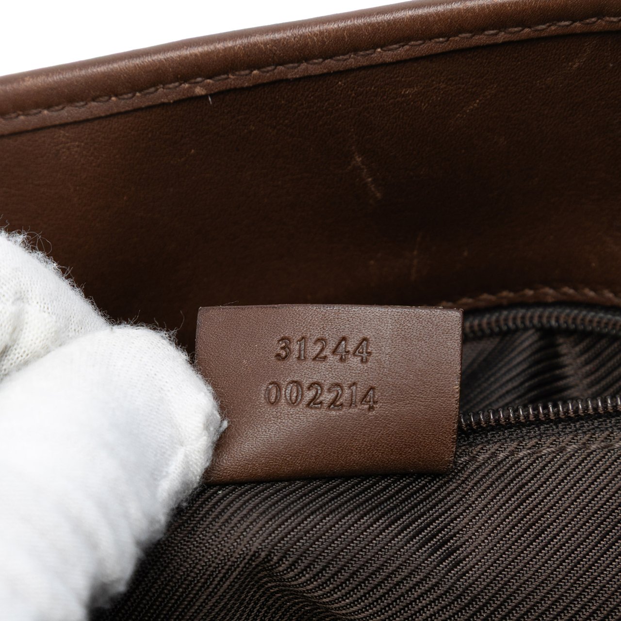 Gucci GG Canvas Shoulder Bag Paars