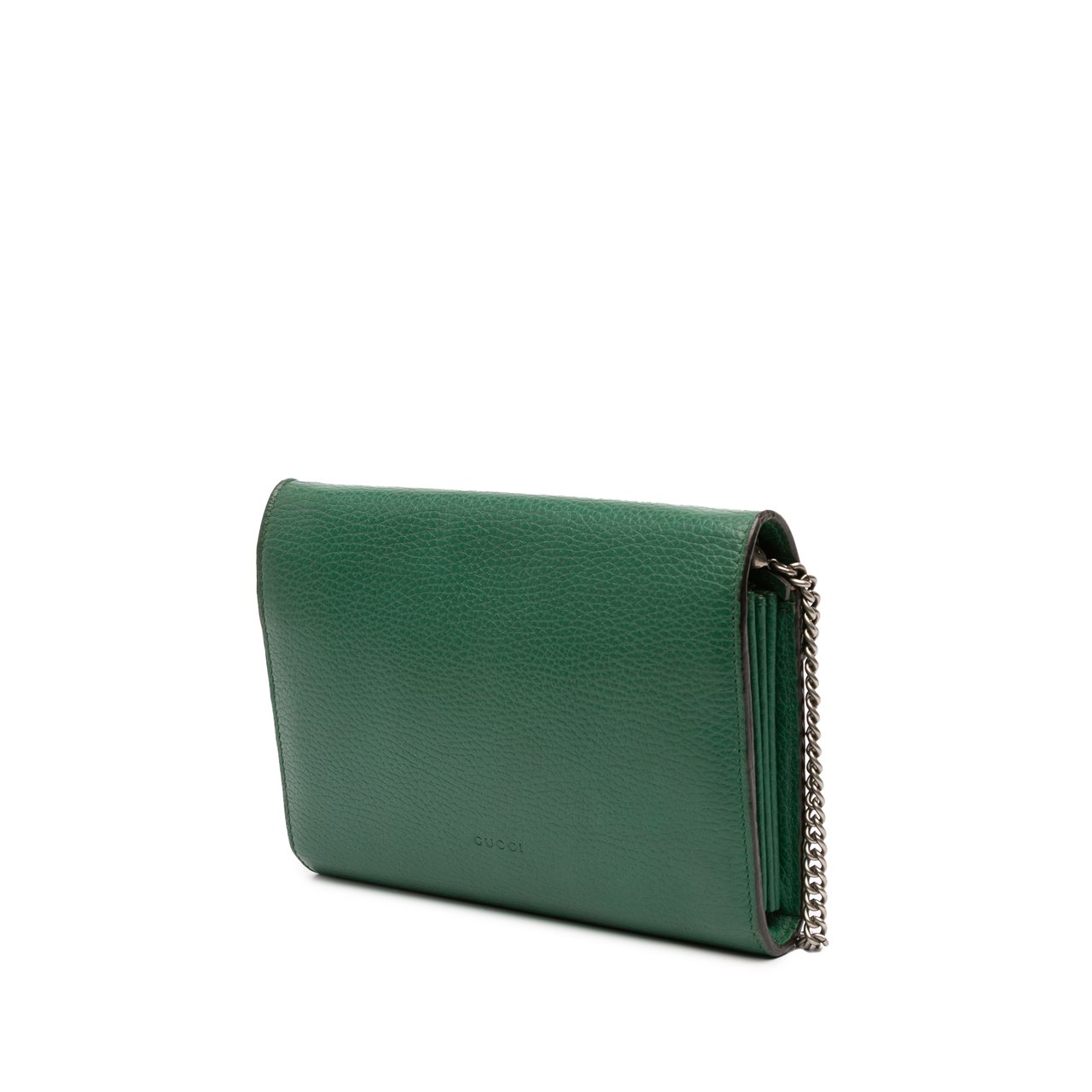 Gucci Leather Dionysus Wallet on Chain Groen