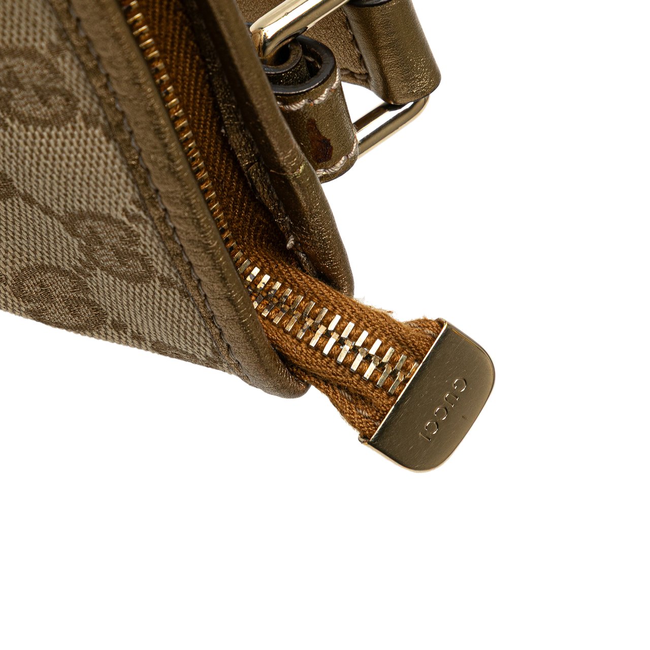 Gucci GG Canvas Jolicoeur Crossbody Bruin