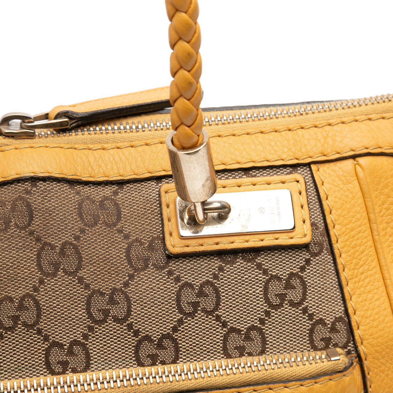 Gucci GG Canvas Bella Satchel Bruin