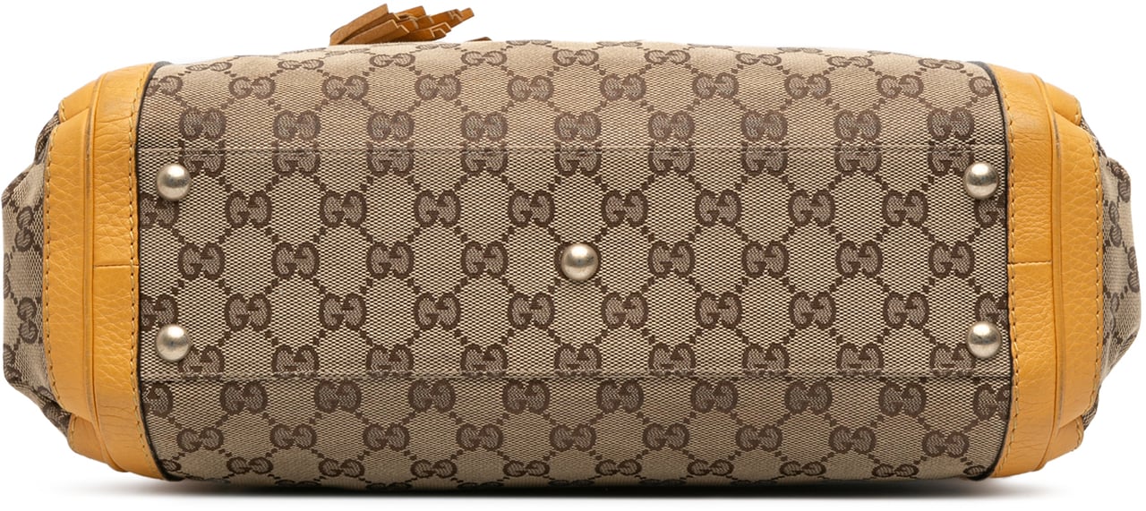 Gucci GG Canvas Bella Satchel Bruin