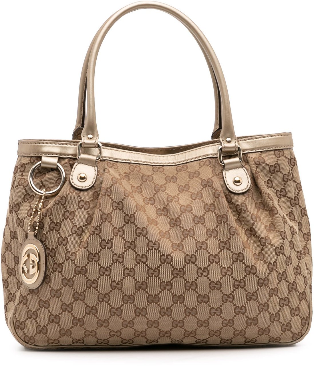 Gucci GG Canvas Sukey Tote Bruin