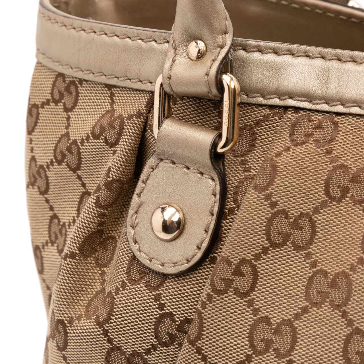 Gucci GG Canvas Sukey Tote Bruin