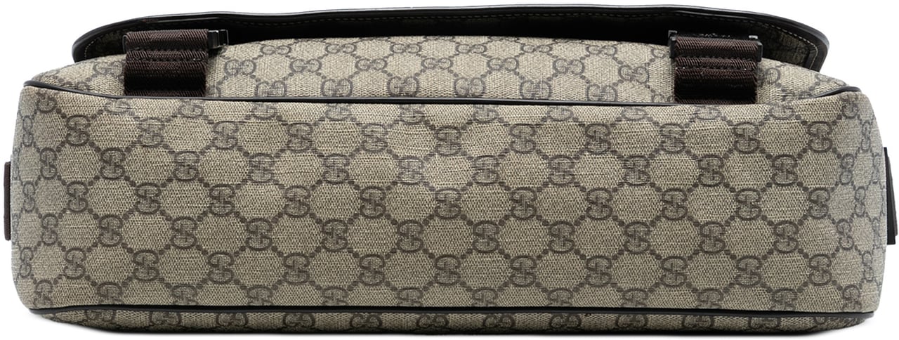 Gucci GG Supreme Interlocking G Crossbody Bruin