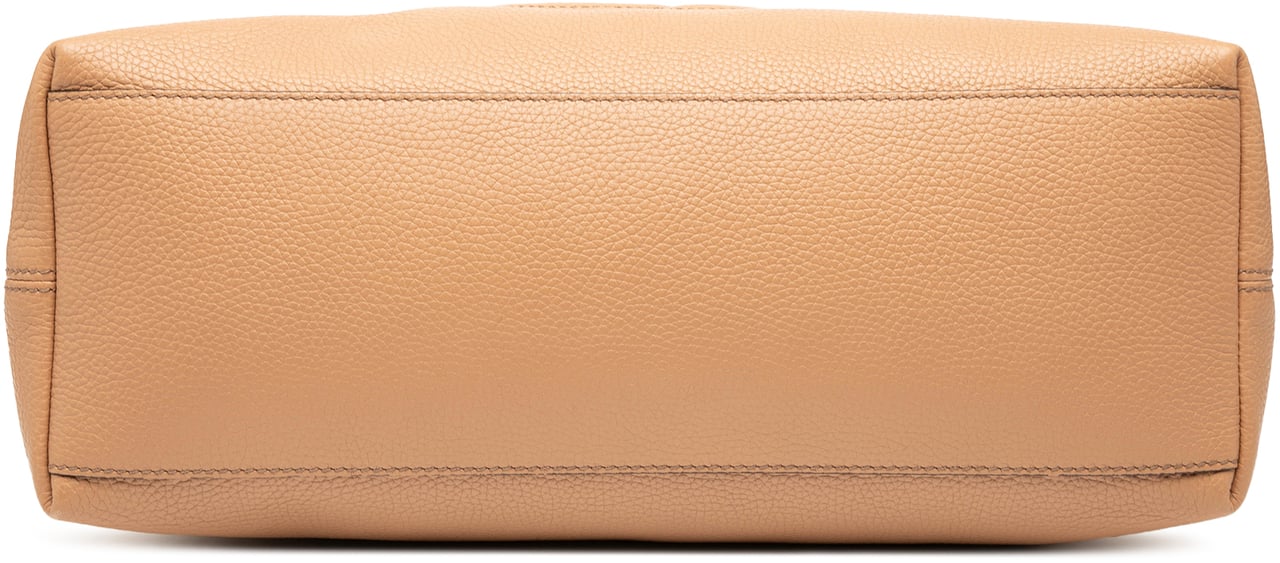 Gucci Medium Leather Soho Chain Tote Bruin