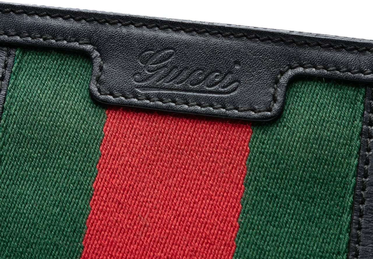 Gucci GG Imprime Web Crossbody Zwart