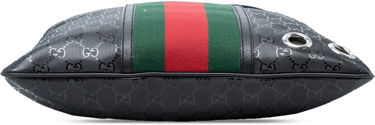 Gucci GG Imprime Web Crossbody Zwart