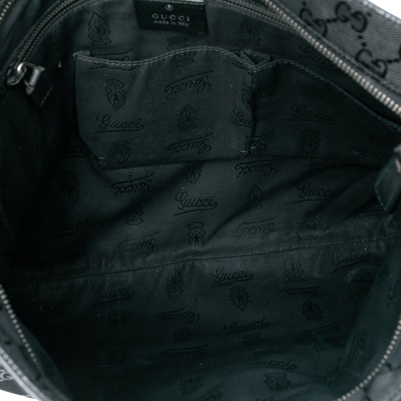 Gucci GG Imprime Web Crossbody Zwart