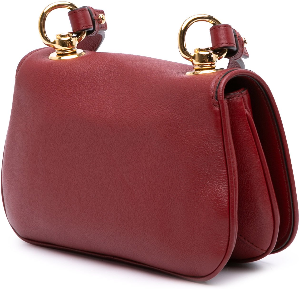 Gucci Mini Leather Blondie Crossbody Rood