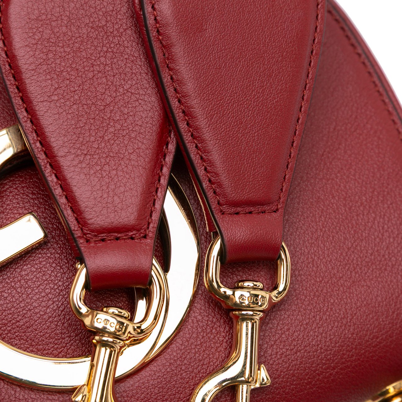 Gucci Mini Leather Blondie Crossbody Rood