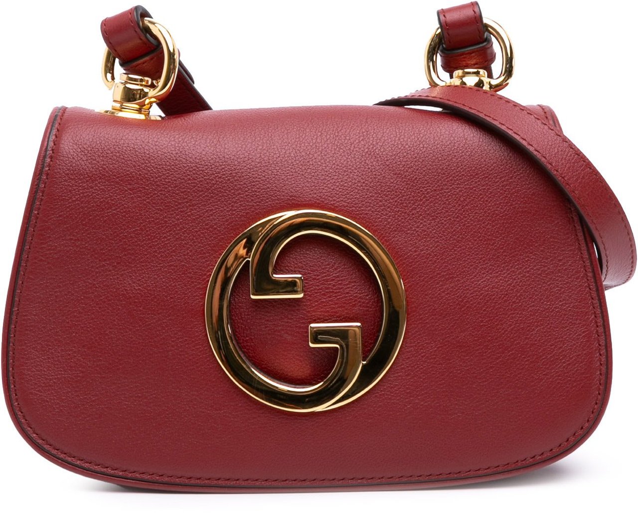 Gucci Mini Leather Blondie Crossbody Rood