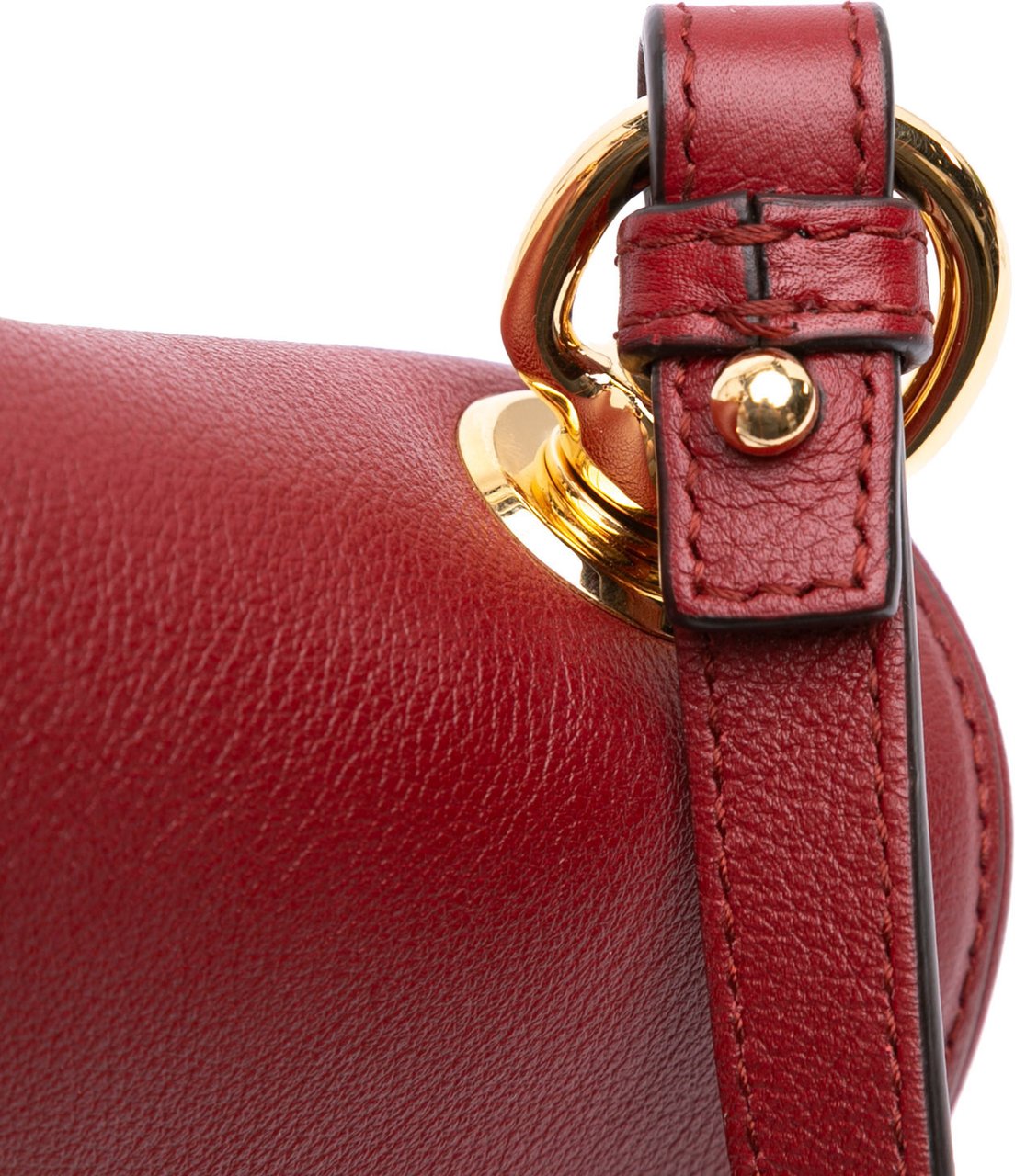 Gucci Mini Leather Blondie Crossbody Rood