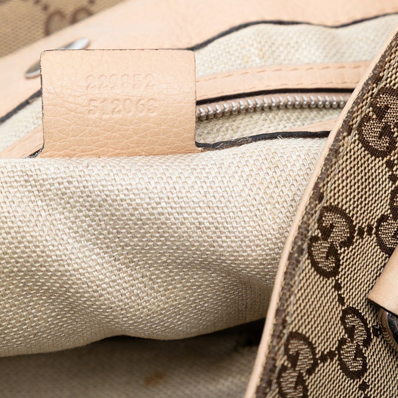 Gucci GG Canvas Icon Bit Tote Bruin