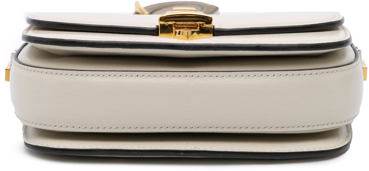 Gucci Mini Leather Sylvie 1969 Crossbody Wit